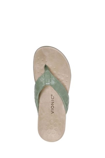 Vionic Green Layne Thong Sandals