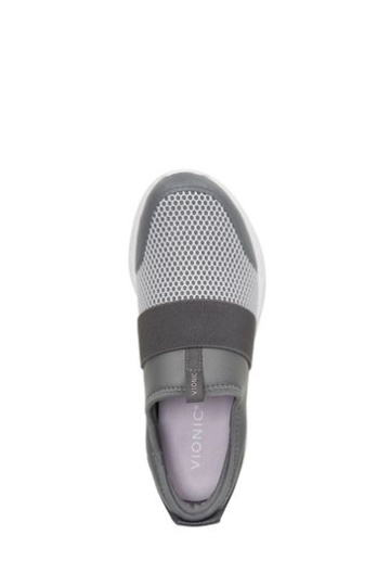 Vionic Grey Camrie Slip On Shoes