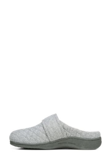 Vionic Grey Carlin Mule Slippers