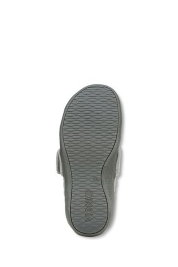 Vionic Grey Carlin Mule Slippers