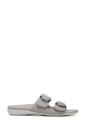Vionic Grey Corlee Slider Sandals