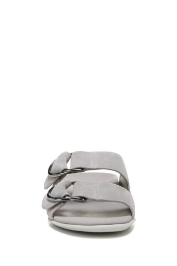 Vionic Grey Corlee Slider Sandals