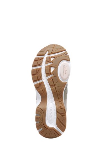 Vionic Grey Dark Taupe Zanny Lace Up Trainers