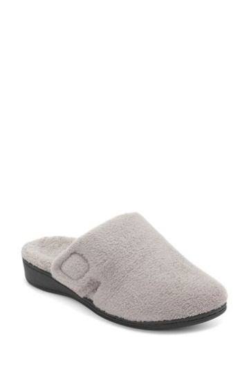 Vionic Grey Gemma Mule Slippers