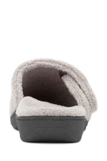 Vionic Grey Gemma Mule Slippers