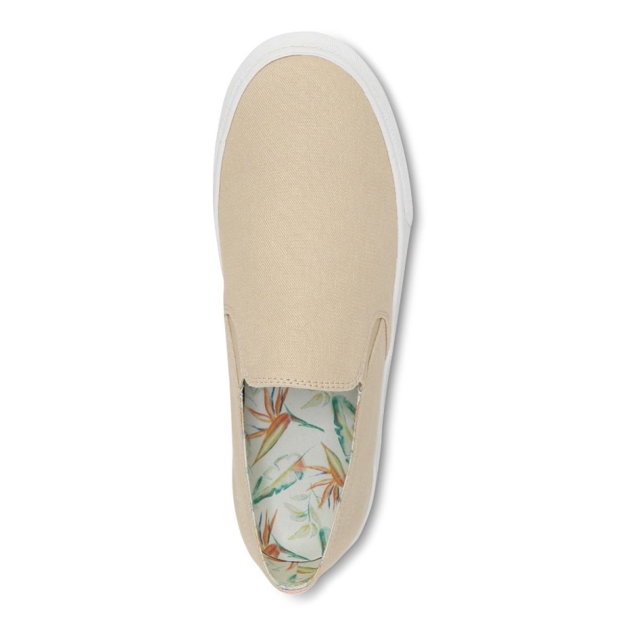 Vionic Groove Slip on Sneaker Semolina