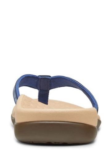 Vionic Indigo Blue Casandra Thong Toe Post Sandals