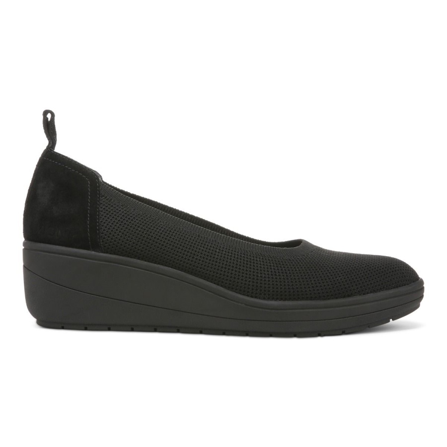 Vionic Jacey Knit Wedge Black