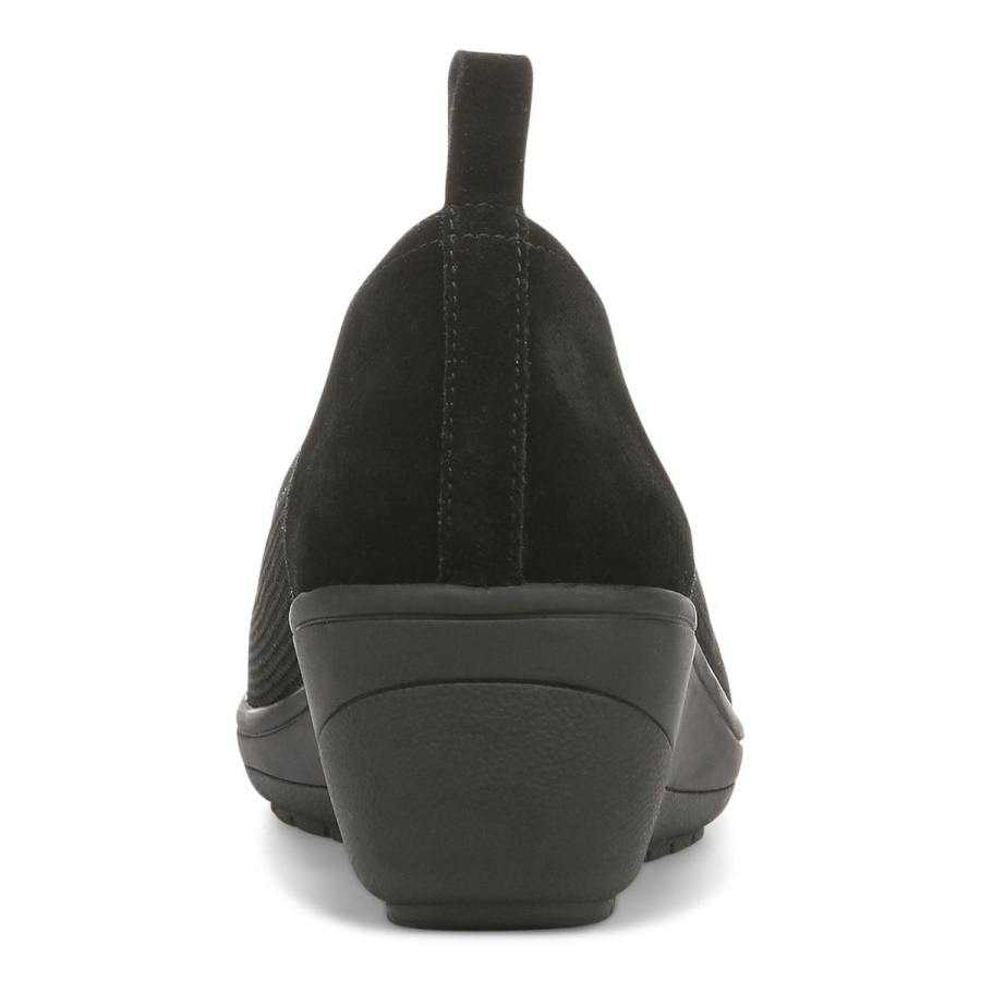 Vionic Jacey Knit Wedge Black