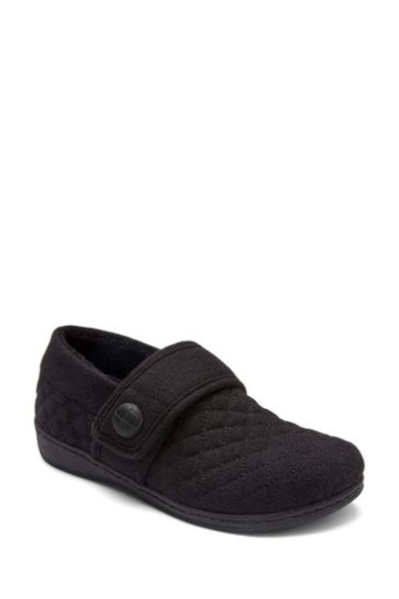 Vionic Jackie Black Slippers