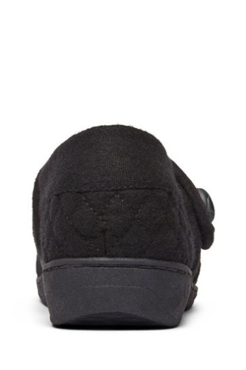 Vionic Jackie Black Slippers