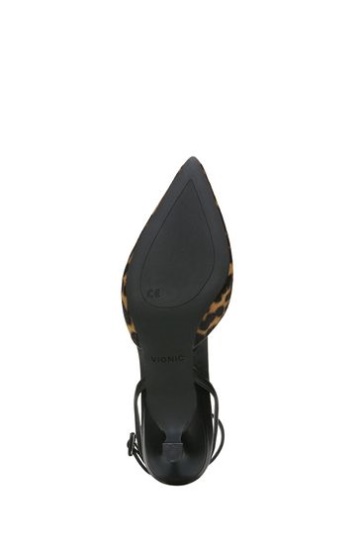 Vionic Jacynda Tan Leopard Pumps