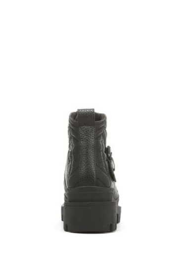 Vionic Janara Black Waterproof Nylon Mid Shaft Boots