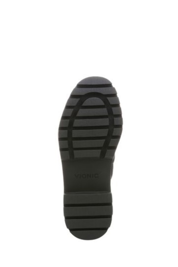 Vionic Janara Black Waterproof Nylon Mid Shaft Boots