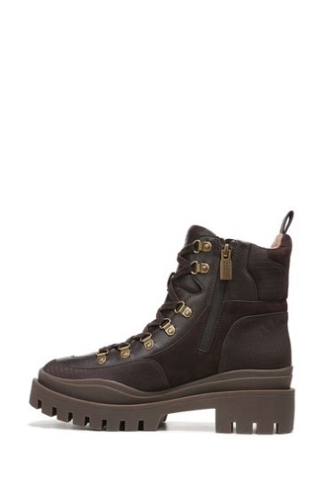 Vionic Jaxen Chocolate Waterproof Leather Mid Shaft Boots