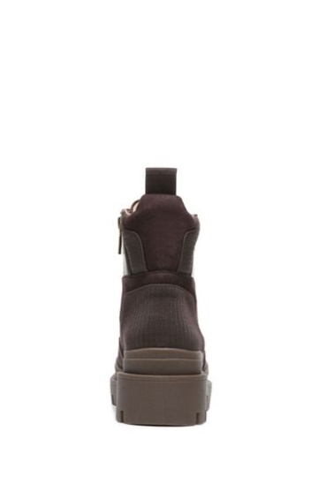 Vionic Jaxen Chocolate Waterproof Leather Mid Shaft Boots