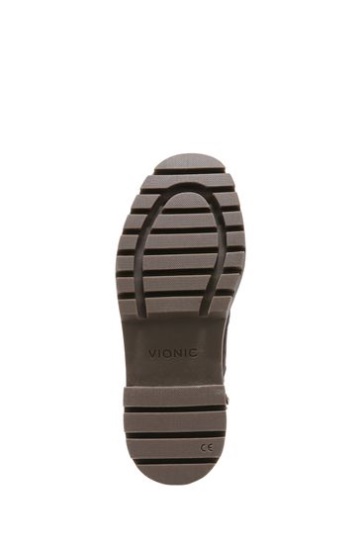 Vionic Jaxen Chocolate Waterproof Leather Mid Shaft Boots