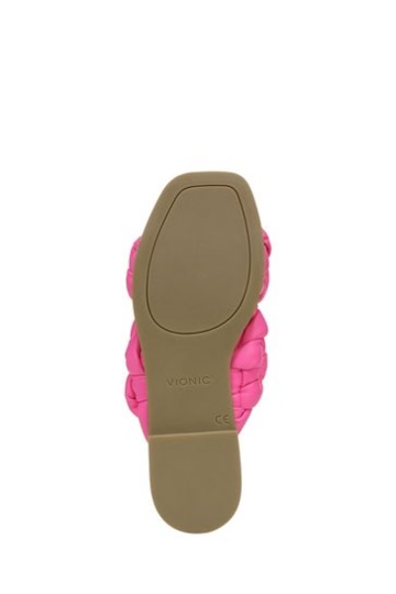 Vionic Kalina Pink Slider Sandals