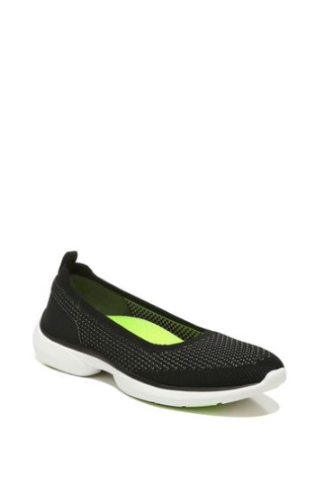 Vionic Kallie Black Knit Slip On Shoes