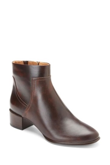 Vionic Kamryn Chocolate Brown Waterproof Ankle Boots