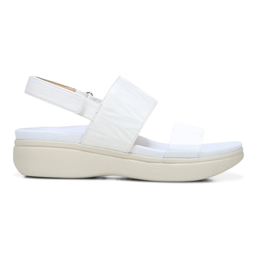 Vionic Karleen Platform Sandal White