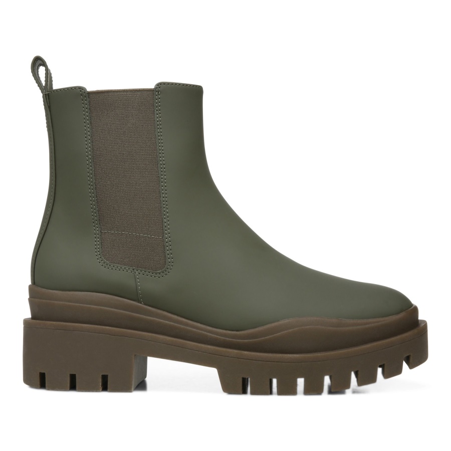 Vionic Karsen Boot Olive Synthetic Rubber