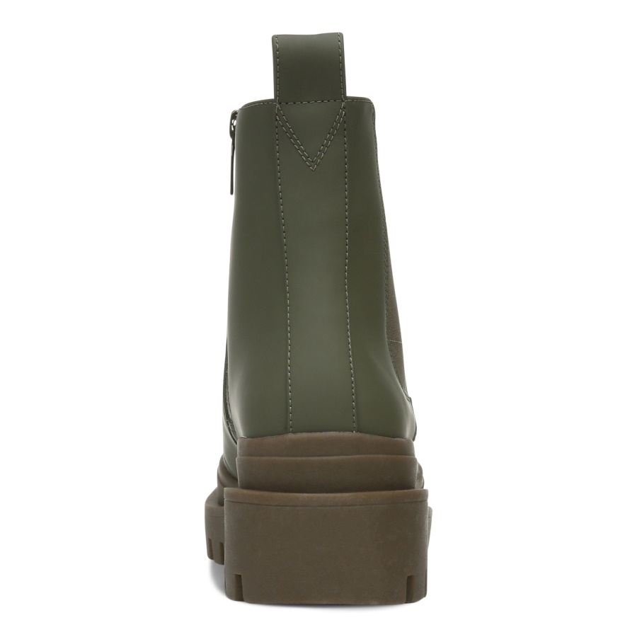 Vionic Karsen Boot Olive Synthetic Rubber