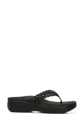 Vionic Kenji Black Sandals