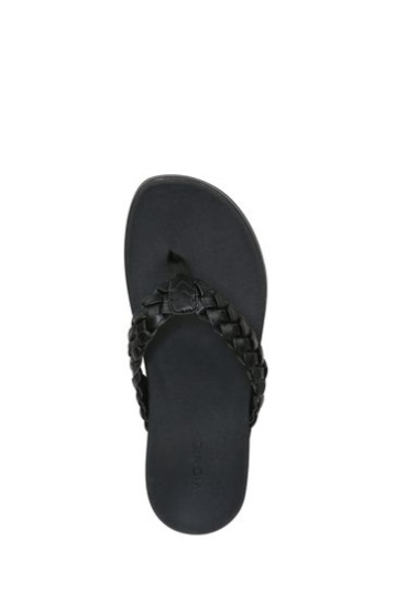 Vionic Kenji Black Sandals
