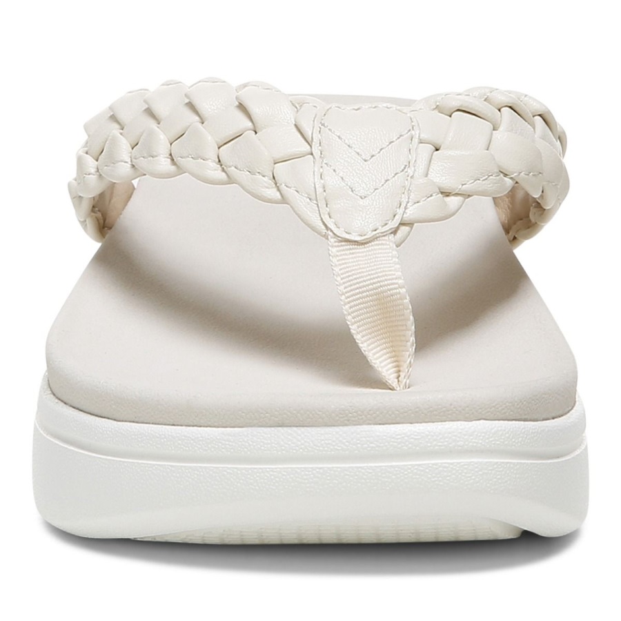 Vionic Kenji Platform Sandal Cream