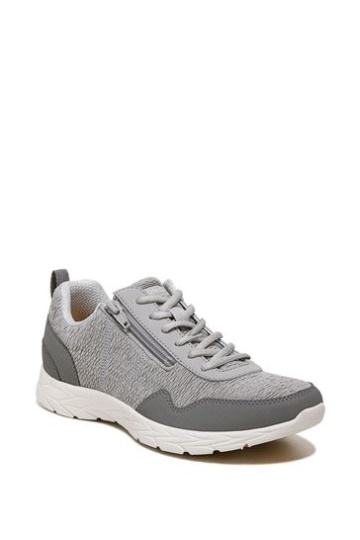 Vionic Light Grey Jetta Lace Up Trainers