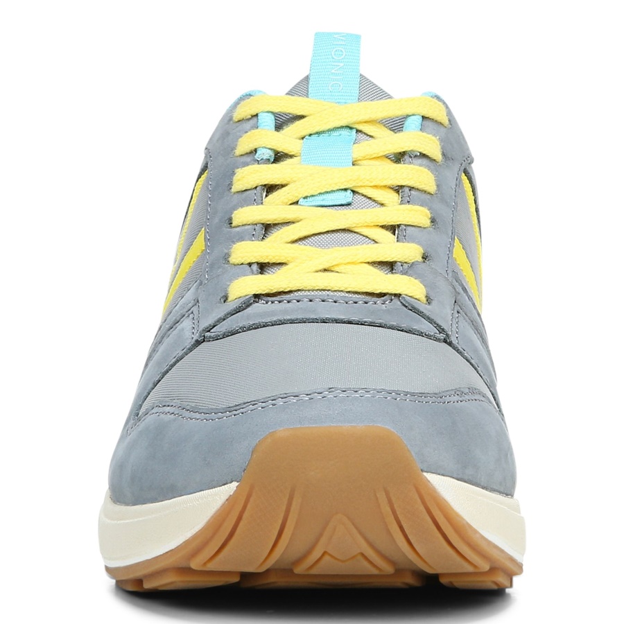 Vionic Light Grey Nubuck Rechelle Trainer