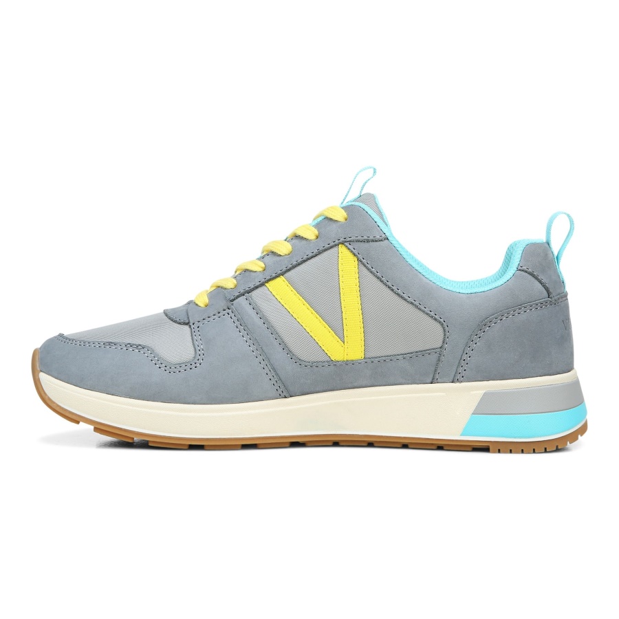 Vionic Light Grey Nubuck Rechelle Trainer