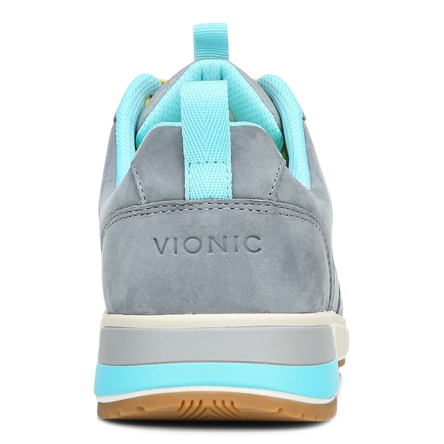 Vionic Light Grey Nubuck Rechelle Trainer