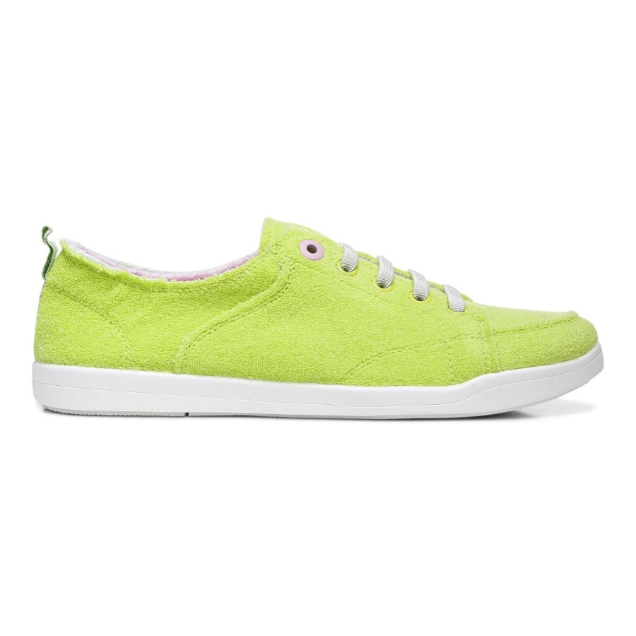 Vionic Lime Terry Beach Pismo Casual Sneaker Terry