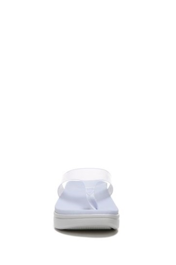 Vionic Luminous Blue Thong Wedge Sandals