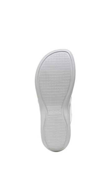 Vionic Luminous Blue Thong Wedge Sandals