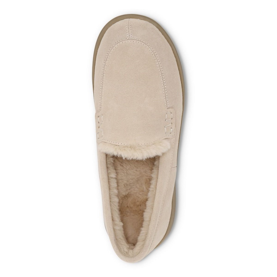 Vionic Lynez Slipper Semolina Suede