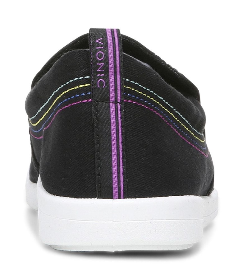 Vionic Marshall Slip On Black Canvas