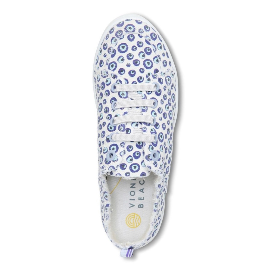 Vionic Marshmallow Beach Pismo Casual Sneaker Bubbles