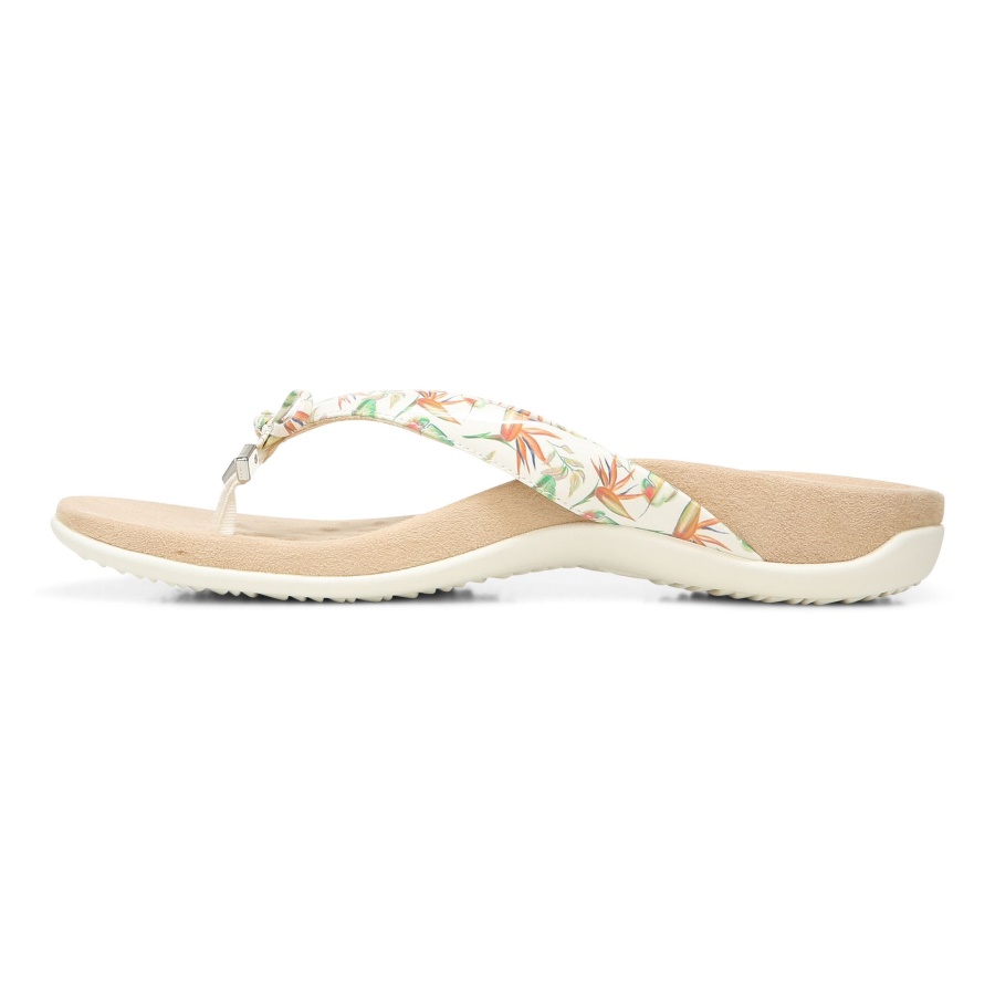 Vionic Marshmallow Bella Toe Post Sandal