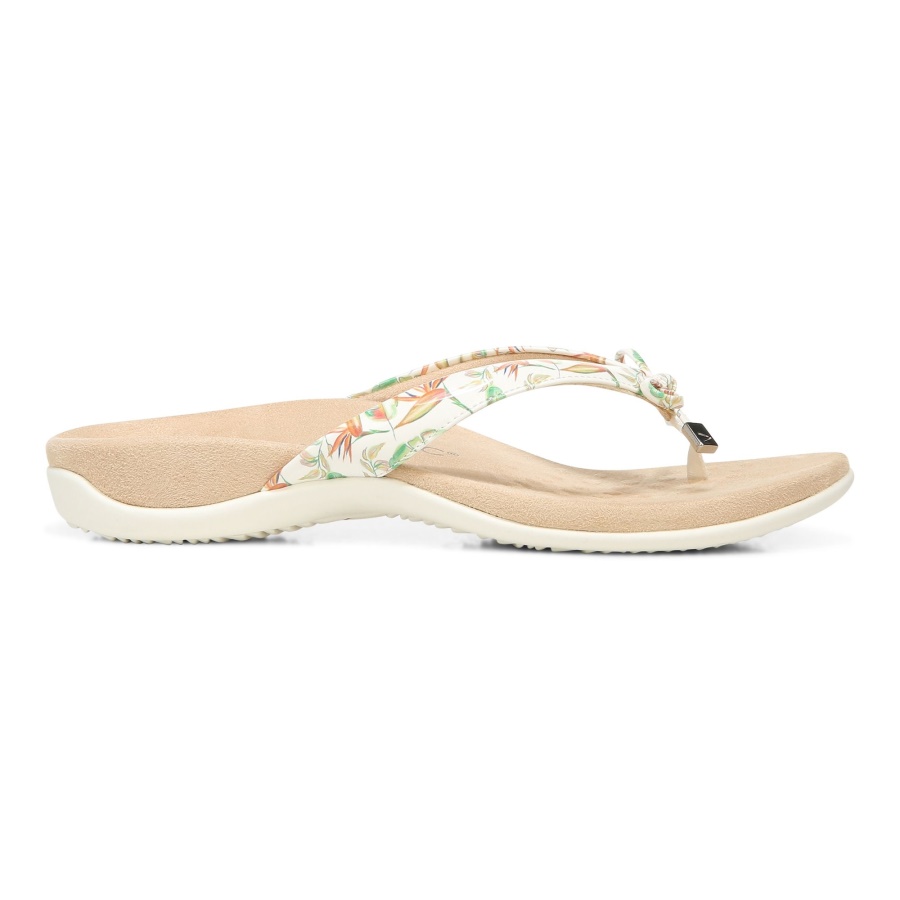 Vionic Marshmallow Bella Toe Post Sandal