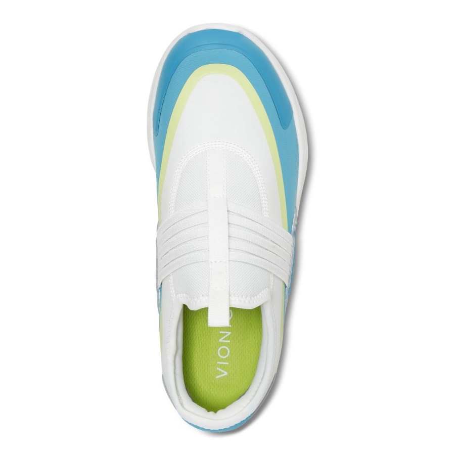 Vionic Marshmallow Lake Blue Vayda Slip On Sneaker
