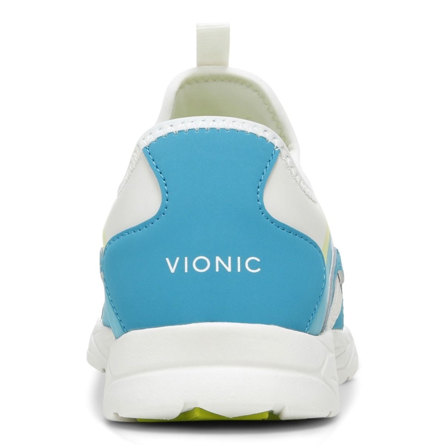 Vionic Marshmallow Lake Blue Vayda Slip On Sneaker