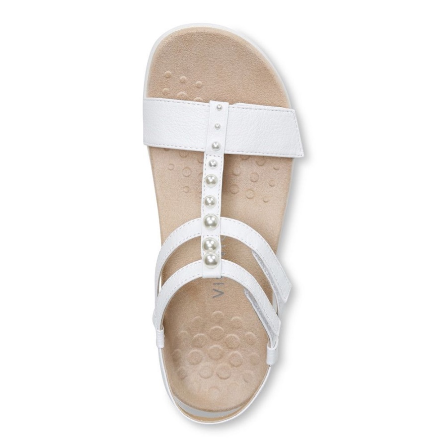 Vionic Mikah Sandal White