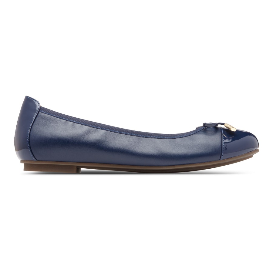 Vionic Minna Ballet Flat Navy