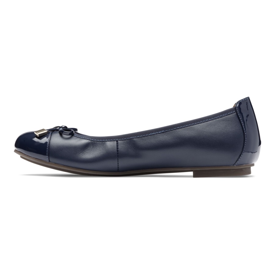 Vionic Minna Ballet Flat Navy