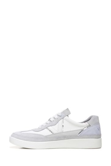 Vionic Mylie White Canvas Lace Up Trainers