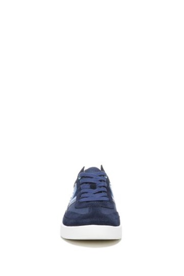 Vionic Navy Blue Canvas Mylie Lace Up Trainers