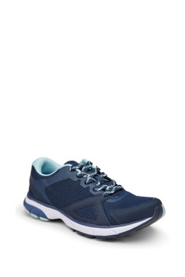 Vionic Navy Blue Tokyo Lace Up Trainers